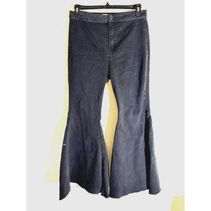 Free People Black Flare Pants